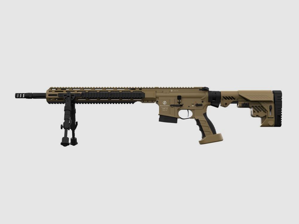 Schmeisser AR15 DMR 18 - .223 Rem - RAL 8000 (BW desert sand colors)