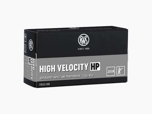 RWS .22 lr. High Velocity HP 2,6g/40gr