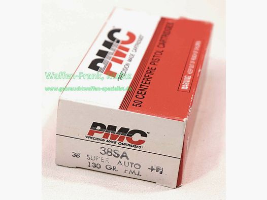 PMC Korea Cartouches de Pistolet .38 SUPER AUTO (+P)