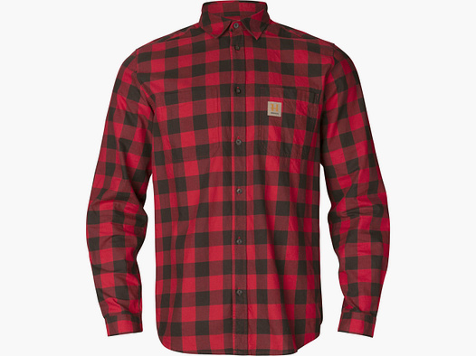 Härkila Herrenhemd Scandinavian, Farbe Red Check 2XL