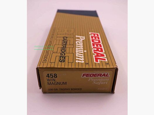 Federal / USA Büchsenpatronen .458Win.Mag.