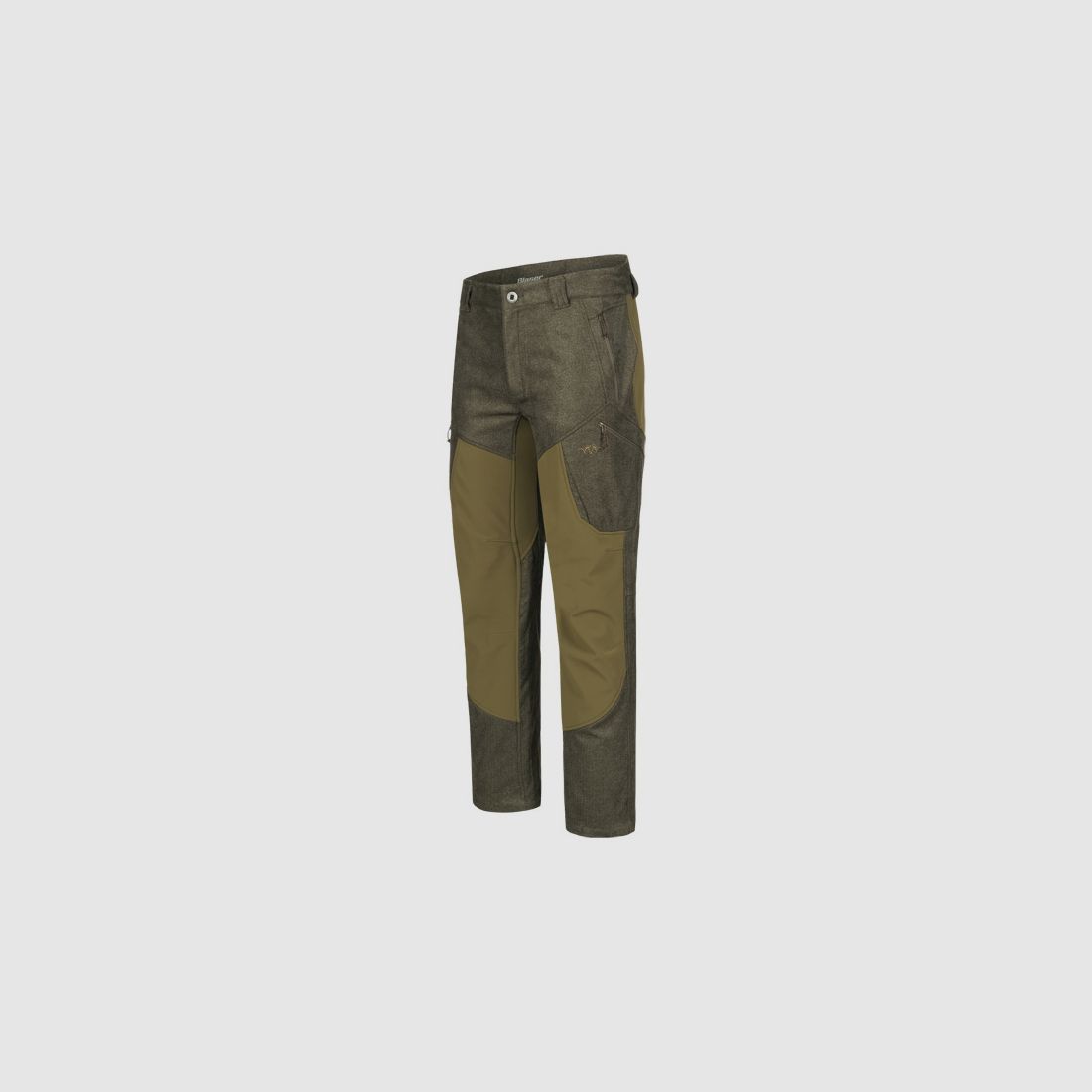 Herren Vintage Whizz Softshell Hose olive mlange/schwarz