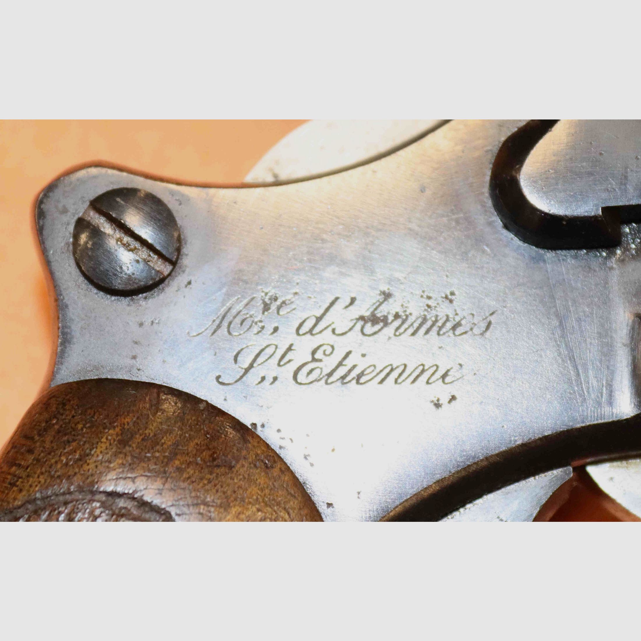 Revólver Saint Etienne Modelo 1892 Calibre 8 Lebel, imagen 8 de 9