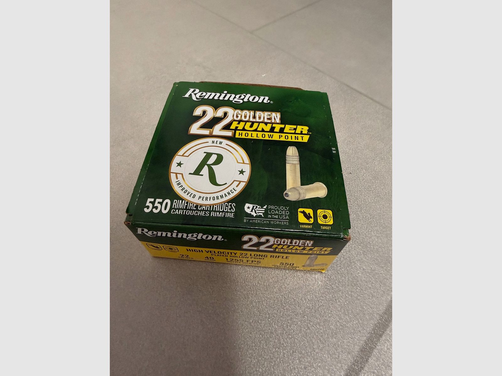 500 schoten Remington Golden Hunter PHP 40grs .22lr