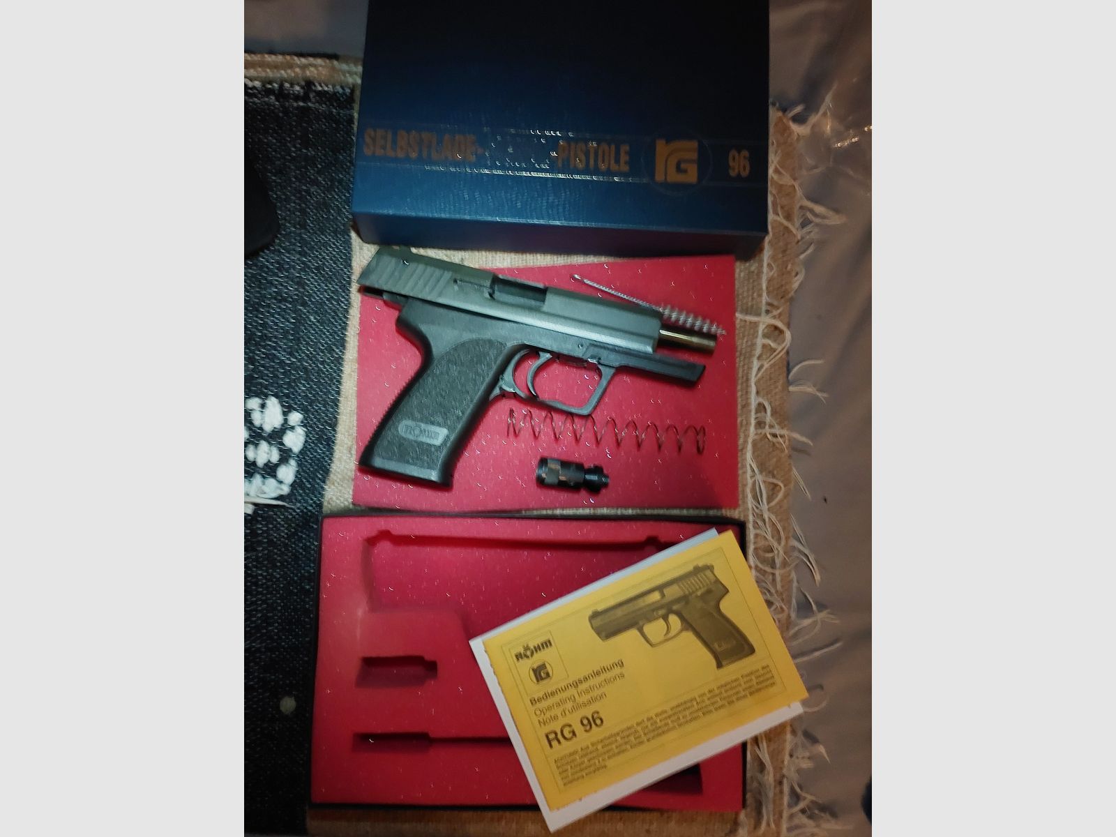 Röhm RG96 Pistolet à blanc brunie (PTB 699) RG 96