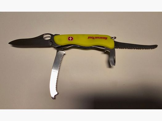 Victorinox Rescue Tool in gelb nachleuchtend