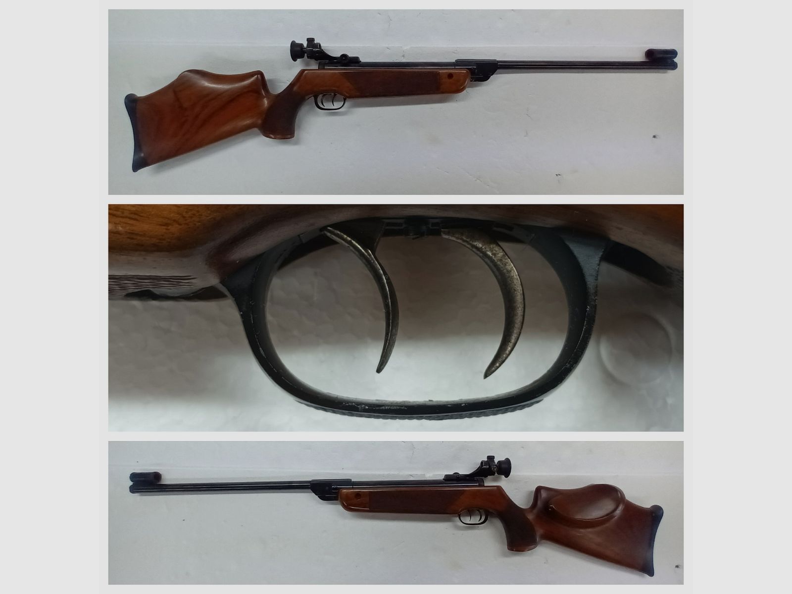Walther LG55 - Single trigger - Tyrolean stock - Sammer air rifle - Ready to shoot - TOP, immagine 1 di 6