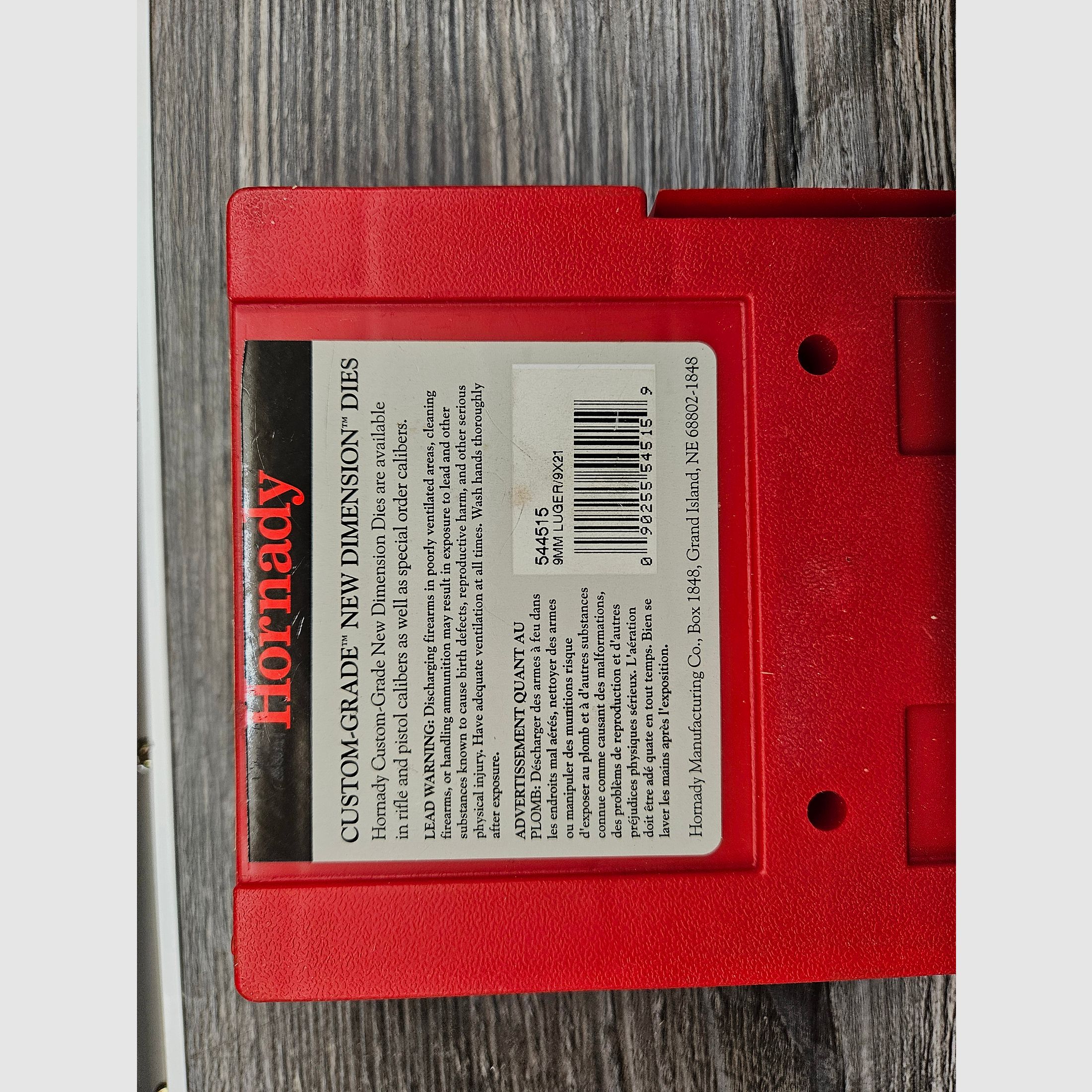 Hornady Serie 2      9mm Matrizensatz unbenutzt