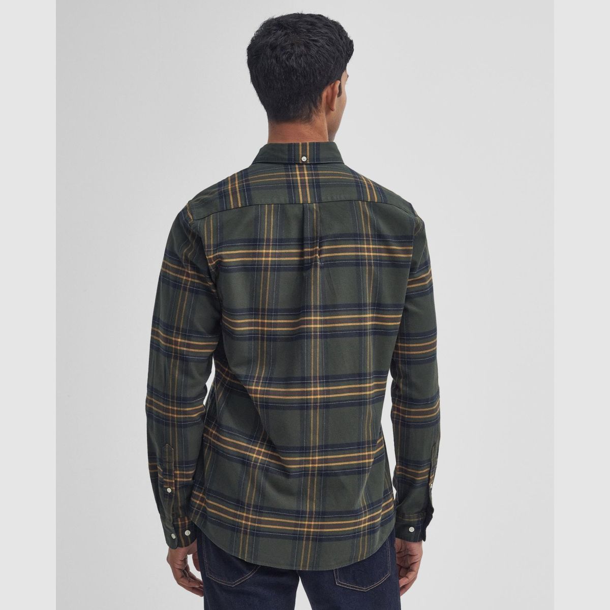 BARBOUR Hemd Portdown Tailored Oliv