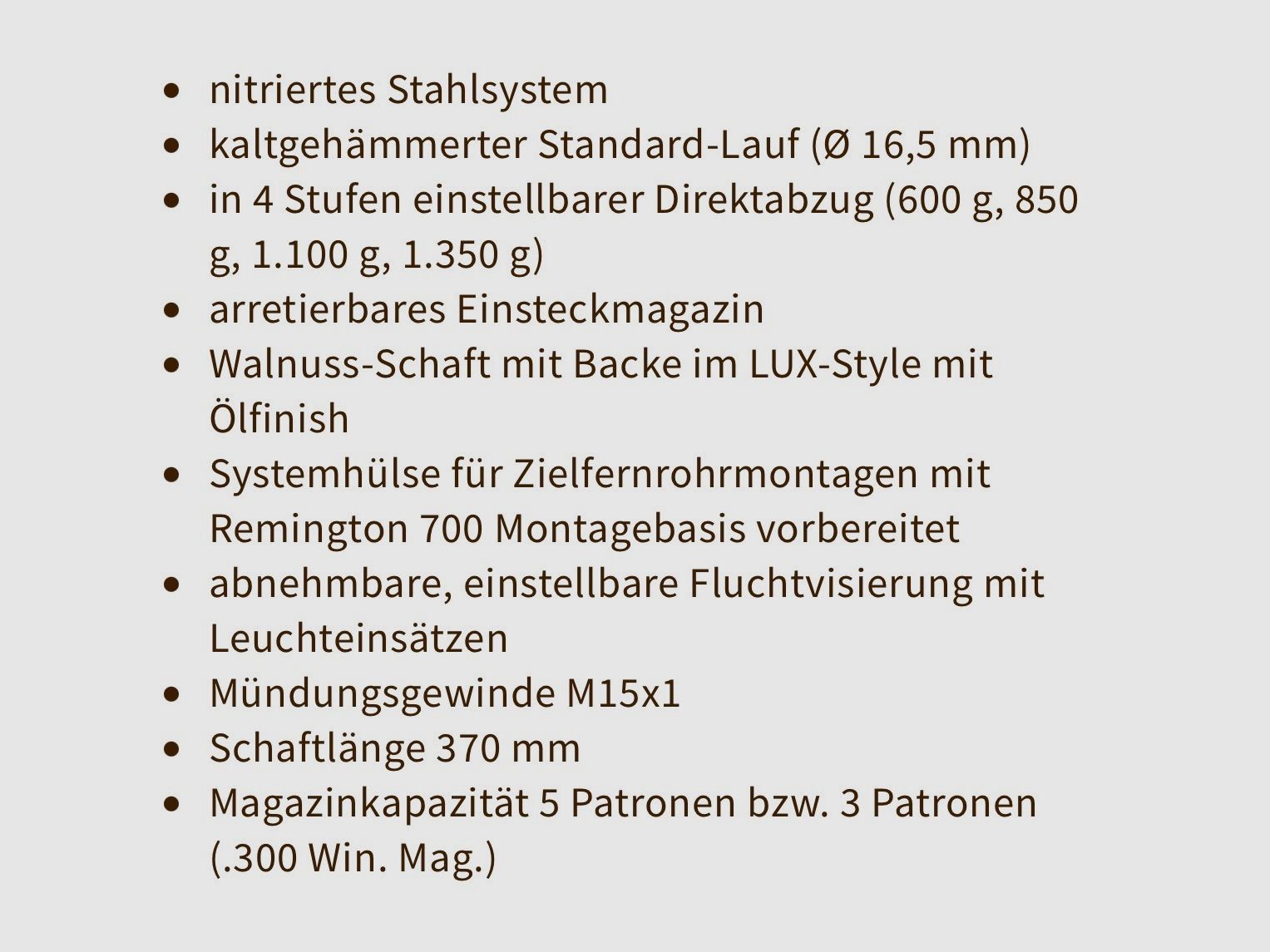 CZ600 Lux .308 Win mit Zielfernrohr