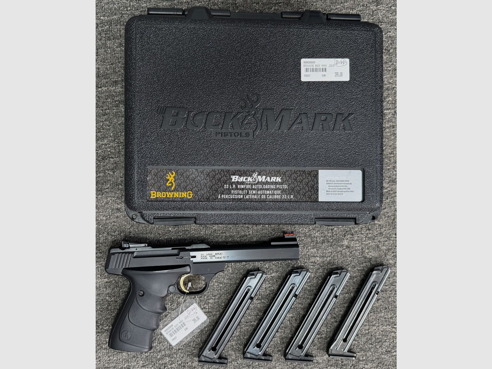 Pistola deportiva Browning Buck Mark .22lfb