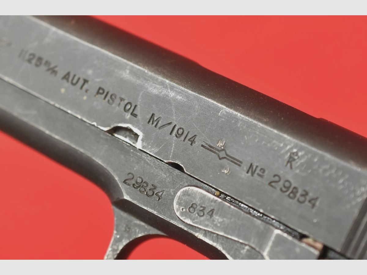 #3635 COLT KONGSBERG pistol m/1914, WaA84, 1945, cal. 45ACP, image 21 of 25