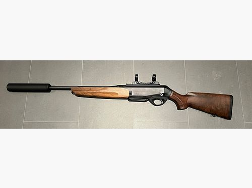 Selbstladebüchse Merkel SR1 Kal. 8x57 IS mit Schalldämpfer und Montage