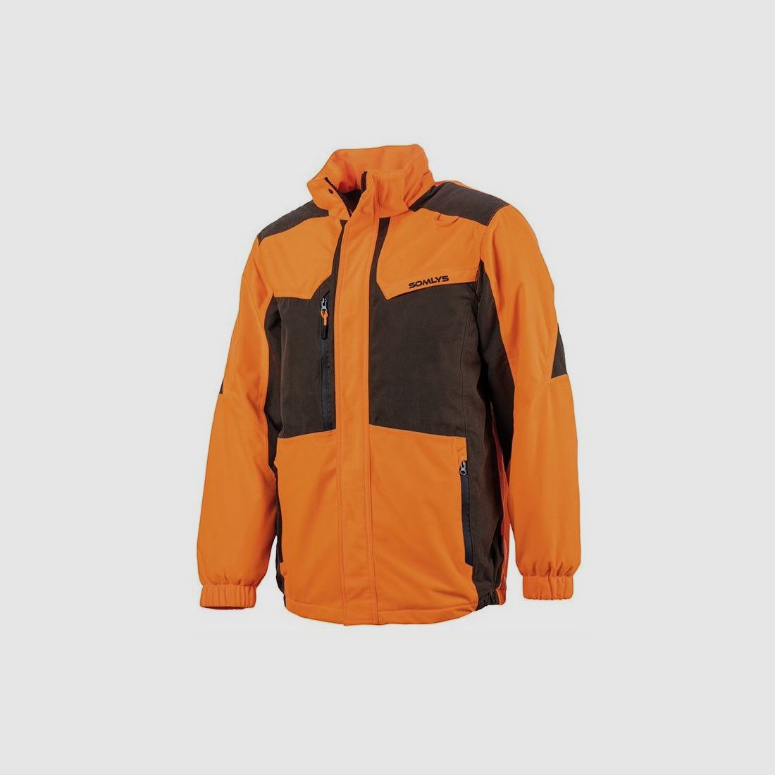 Klassische Winterjacke Warm Orange, Bild 1 von 2