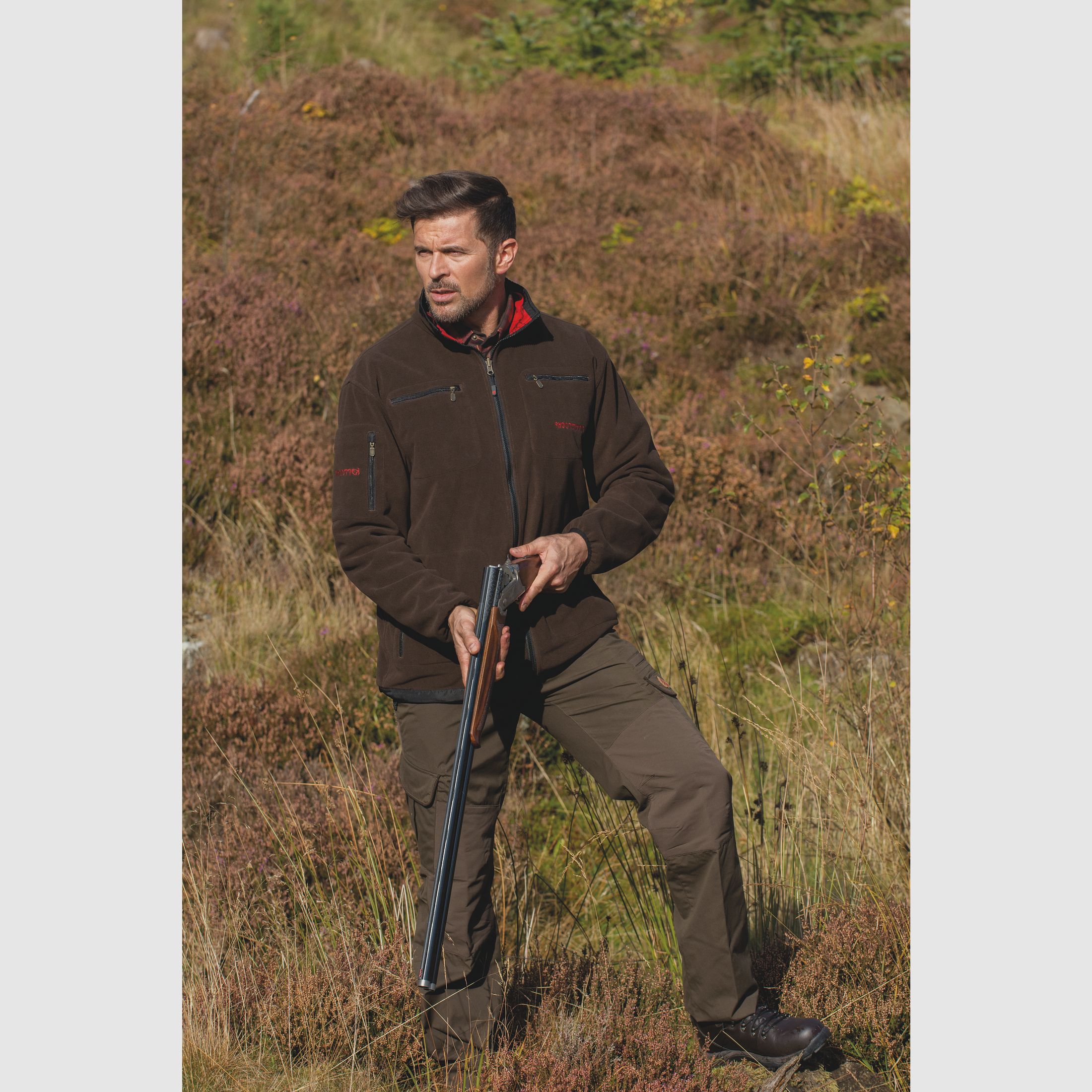Softshell Wendejacke Mossy Orange