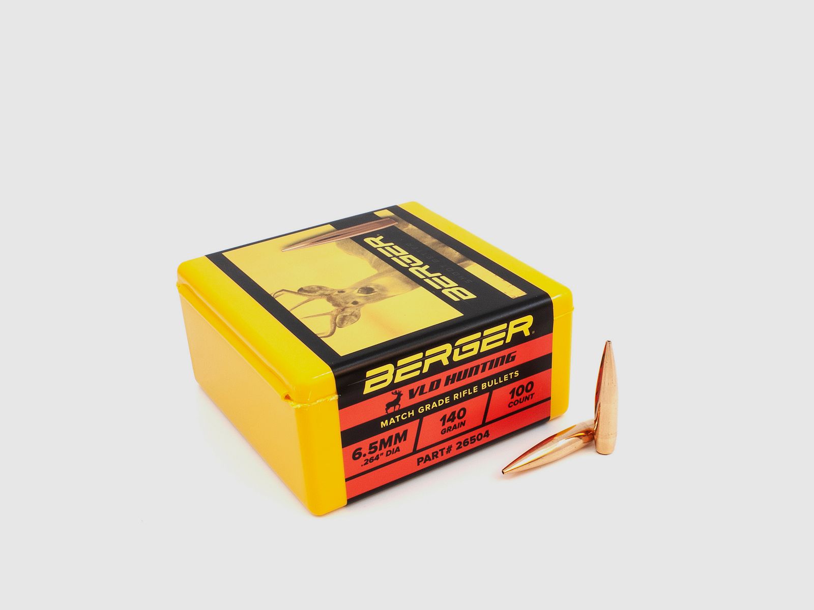 Berger Geschoss 6,5mm/.264 VLD Hunting 140GR 100 Stück