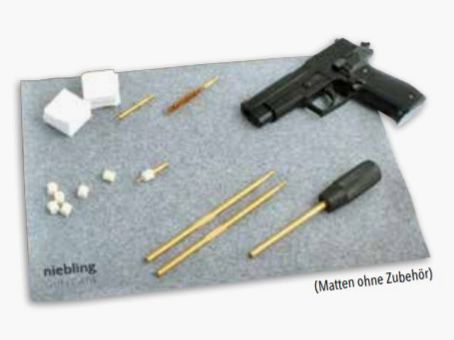 Cleaning mat gray, approx. 450 x 300mm, felt