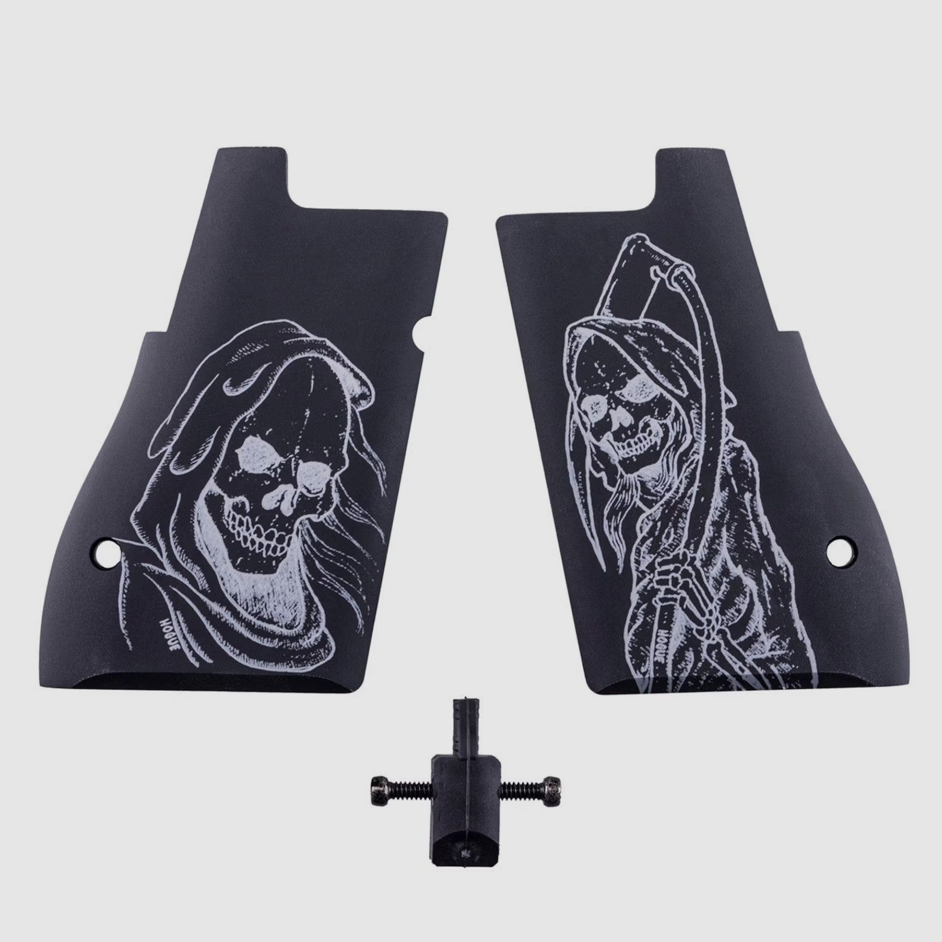 Magnum Research Desert Eagle Griff , Hogue Aluminium Griff mit Grim Reaper