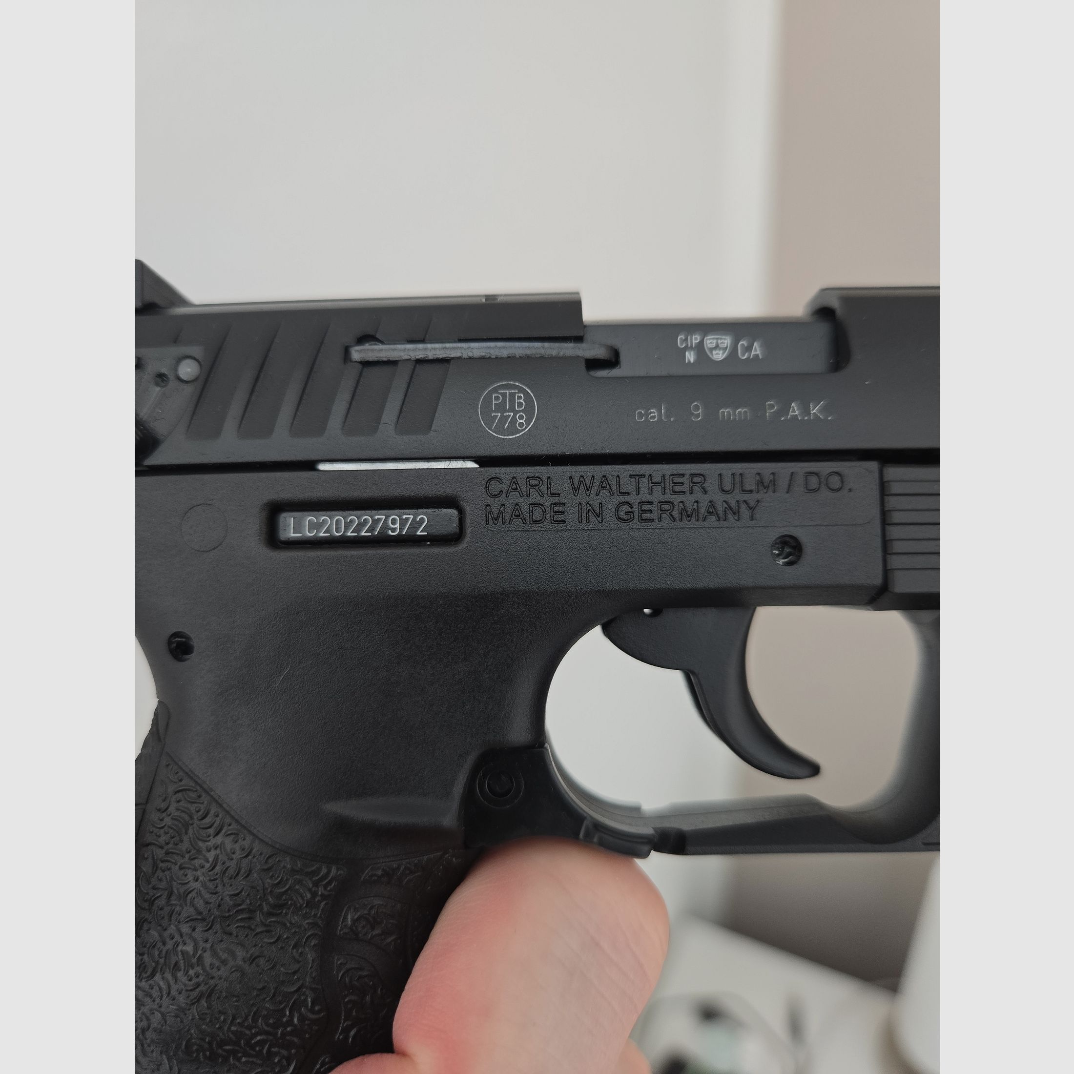 Walther P22Q blank firing