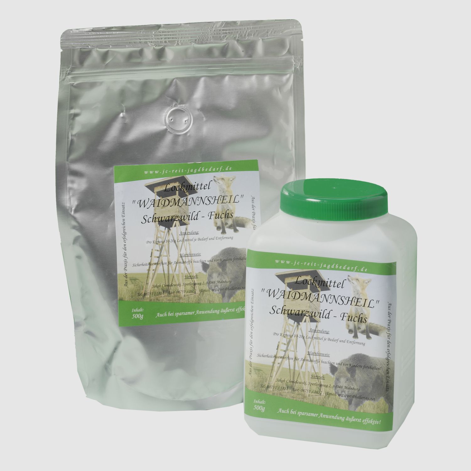 Lockmittel für Schwarzwild & - Fuchs, 500 g