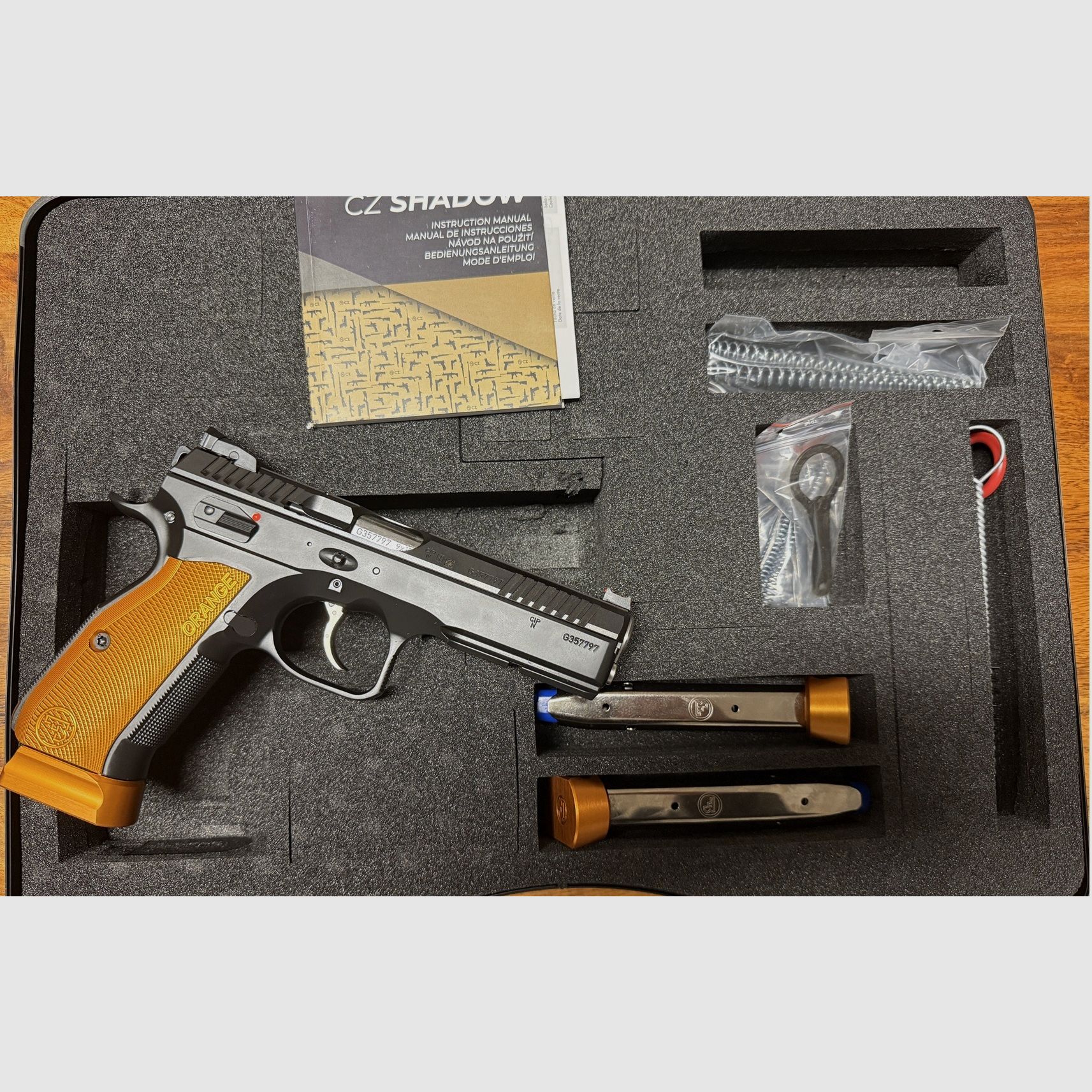 CZ Shadow II Orange im Kaliber 9mm Luger mit 120mm Lauf