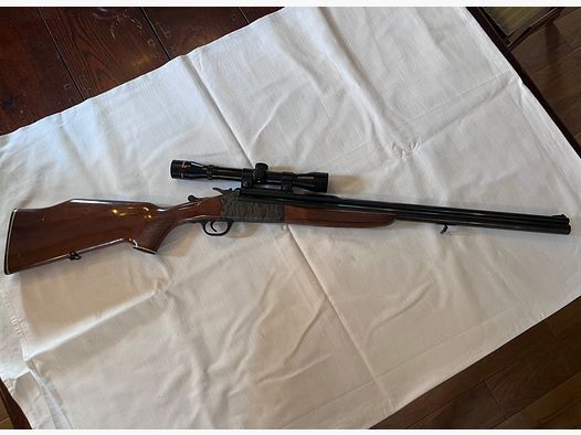 Escopeta de doble cañón modelo Atlas cal. 22 Mag + 16 de perdigones
