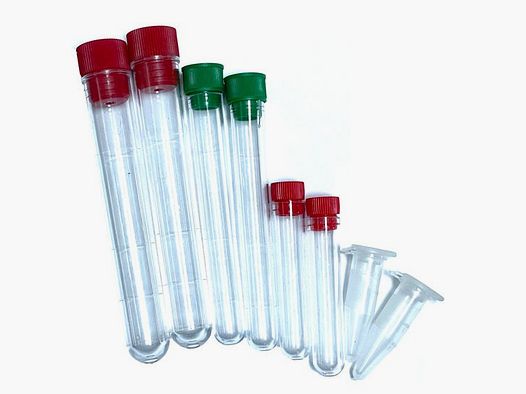 Tubos plástico 2.5 cm con tapa 1.5 ml (10 un.)