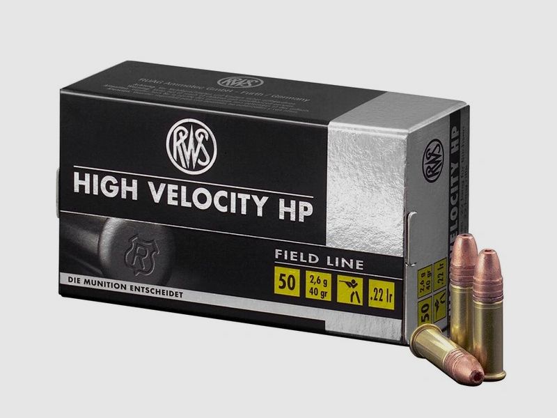 RWS Field Line .22lr. HV HollowPoint 2,6g