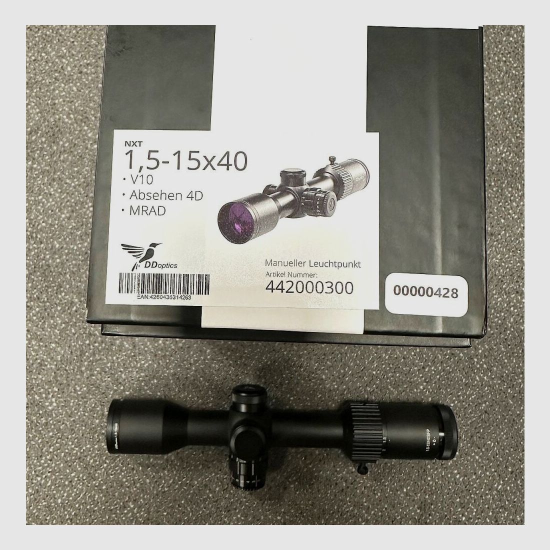 DDOptics NXT V10 1,5-15x40