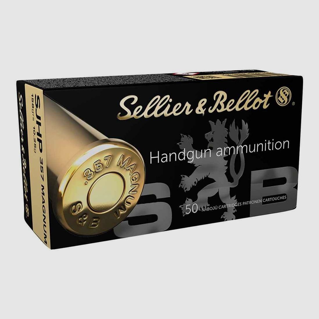 .357 Mag. Teilmantel HP 10,2g/158grs. Sellier & Bellot