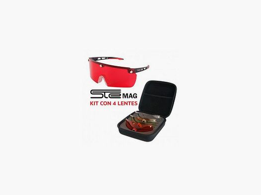 Gafas de tiro Kit STE MAG + 4 Lentes