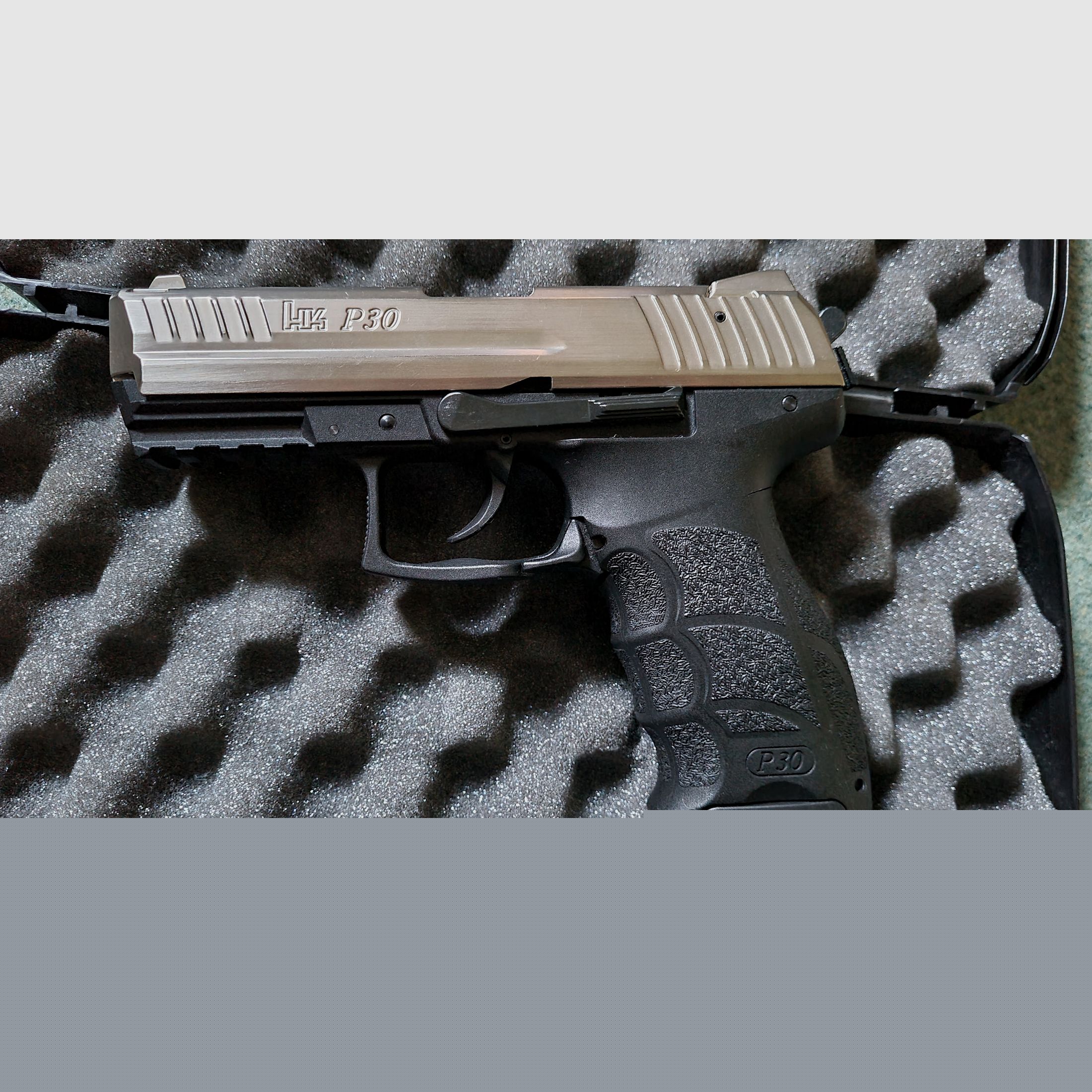 H&K P30 Chrome - 9mm PAK