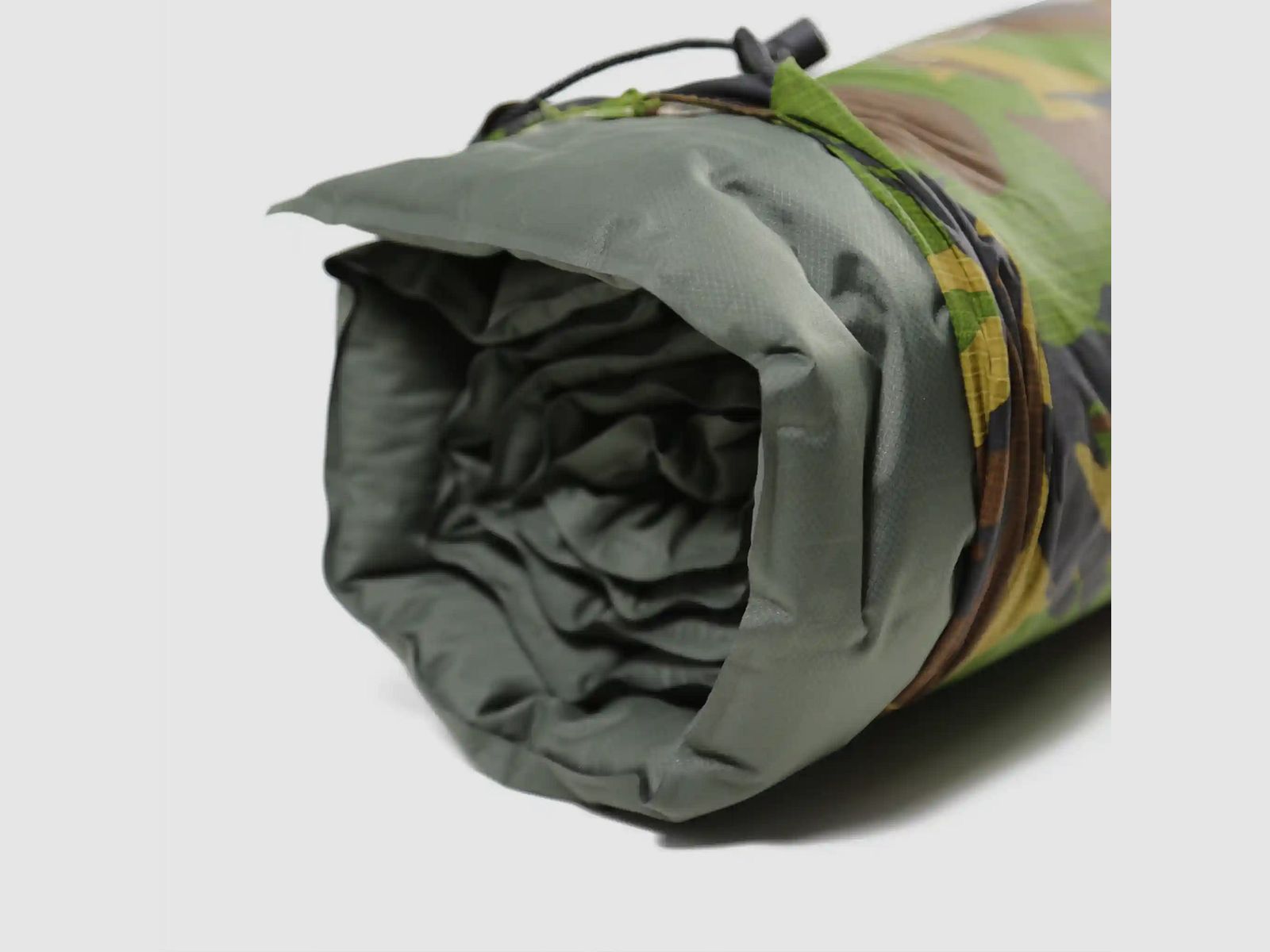 Ejército holandés colchoneta autoinflable con bolsa de transporte oliva DPM usada