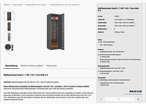Eisenbach Wapenkast Grad 1 e-slot EN 1143-1 NIEUW