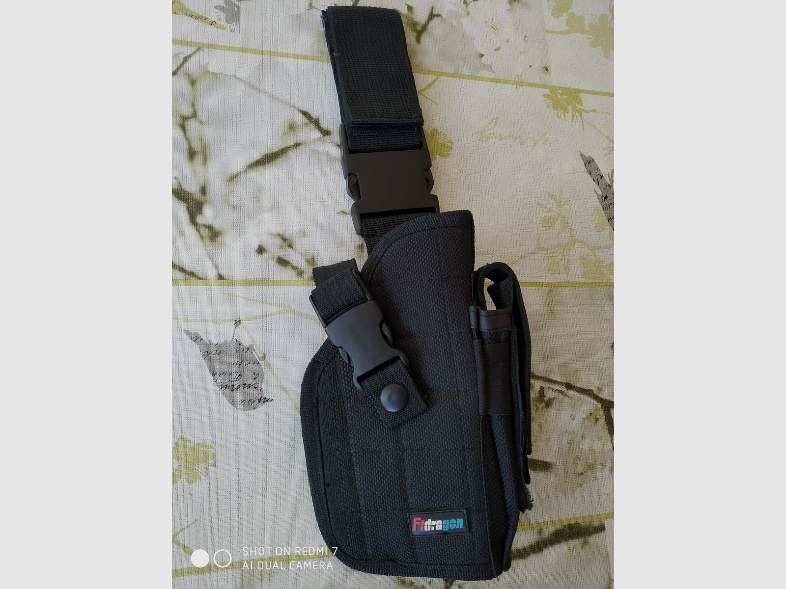 Fidragon - Gürtelholster mit Magazintasche, schwarz