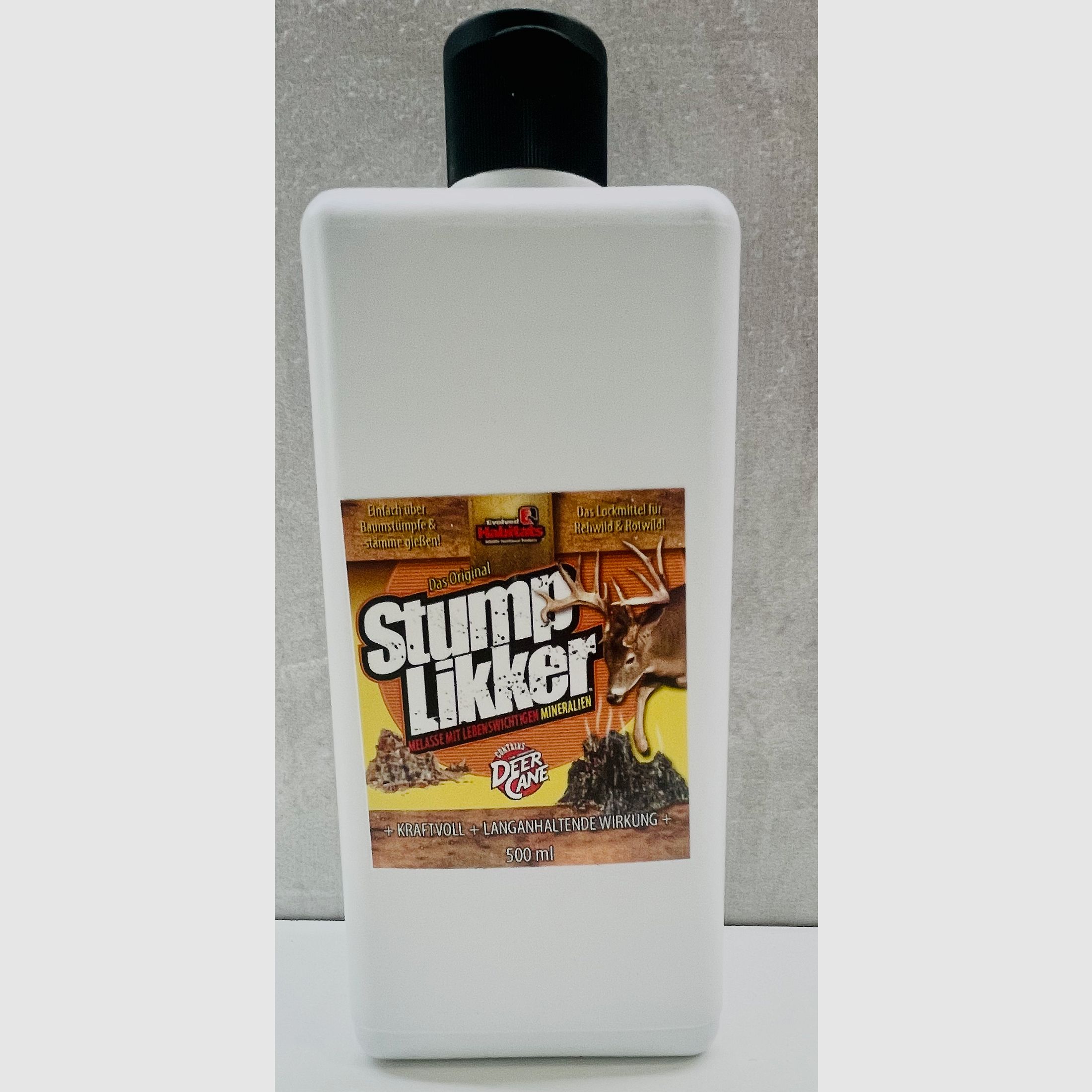 Evolved - STUMP LIKKER Melasse Lockmittel für Hirschwild / Cerviden , 500ml