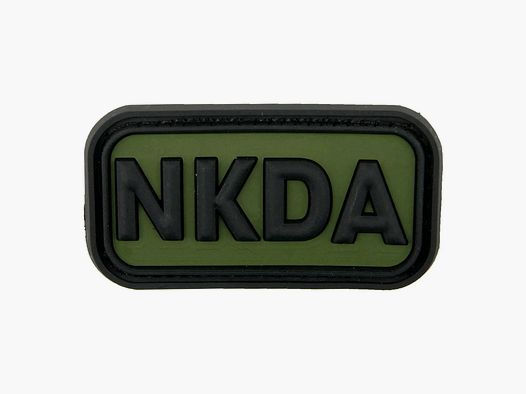 Fritzsch 3D Patch NKDA No Known Drug Allergies schwarz-oliv