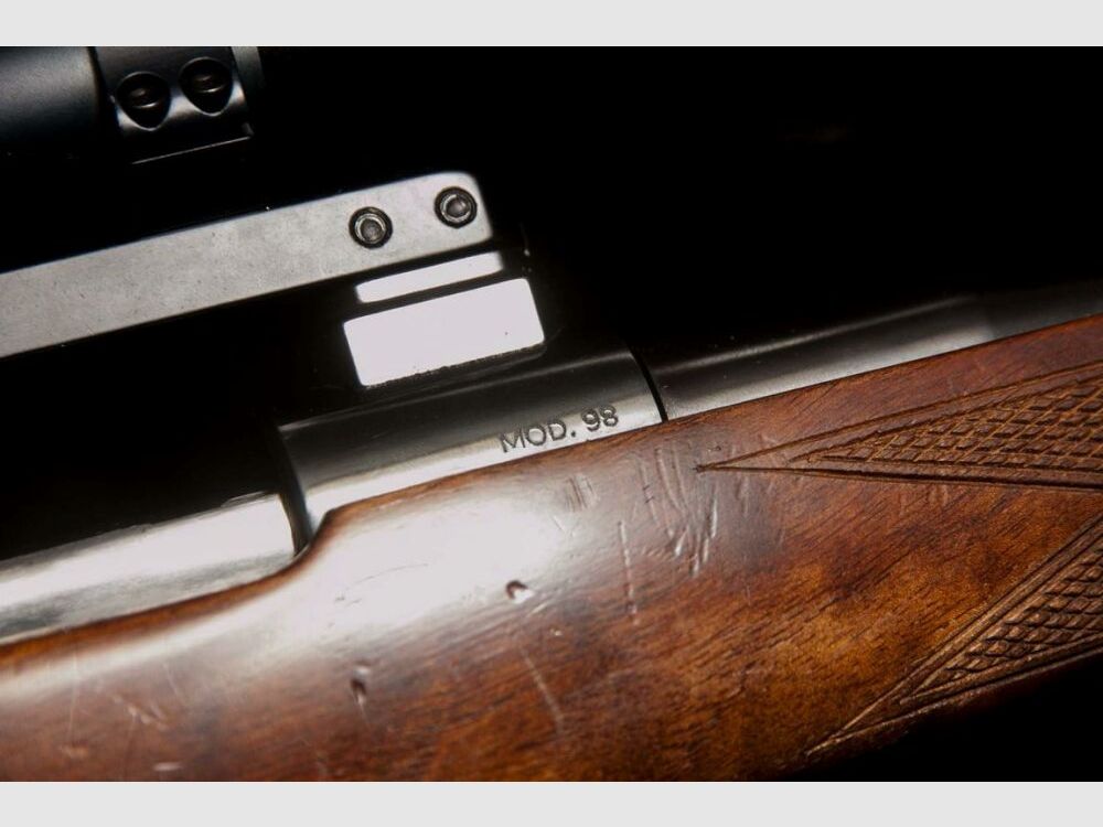 Repeater, ideal young hunter weapon 98 system with swivel mount scope illuminated reticle direct trigger etc.