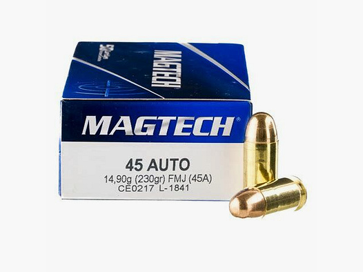 Magtech .45 ACP 230 grs FMJ ( #45A )