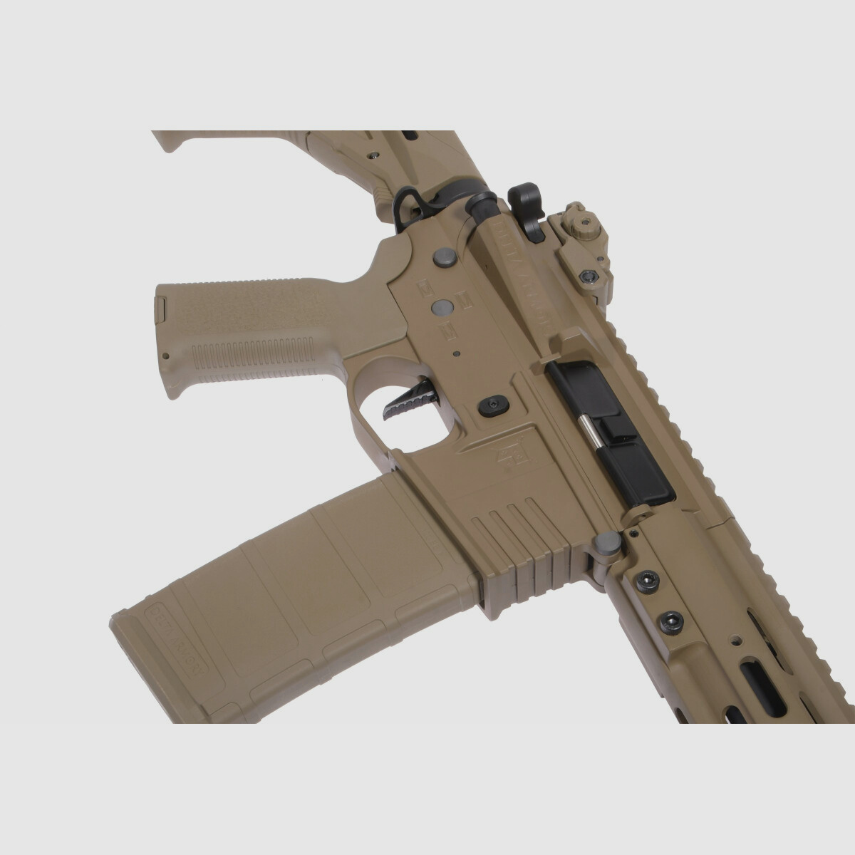 AR15 TEMPEST 2 ALPHA EAGLE ETU Tan S-AEG Softair Rifle Free from 18 Years | Delta Armory
