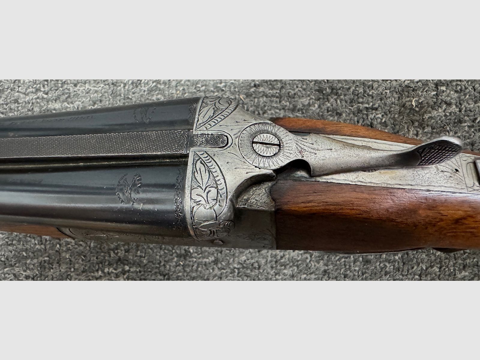 Double-barreled shotgun 16/70 from Spain