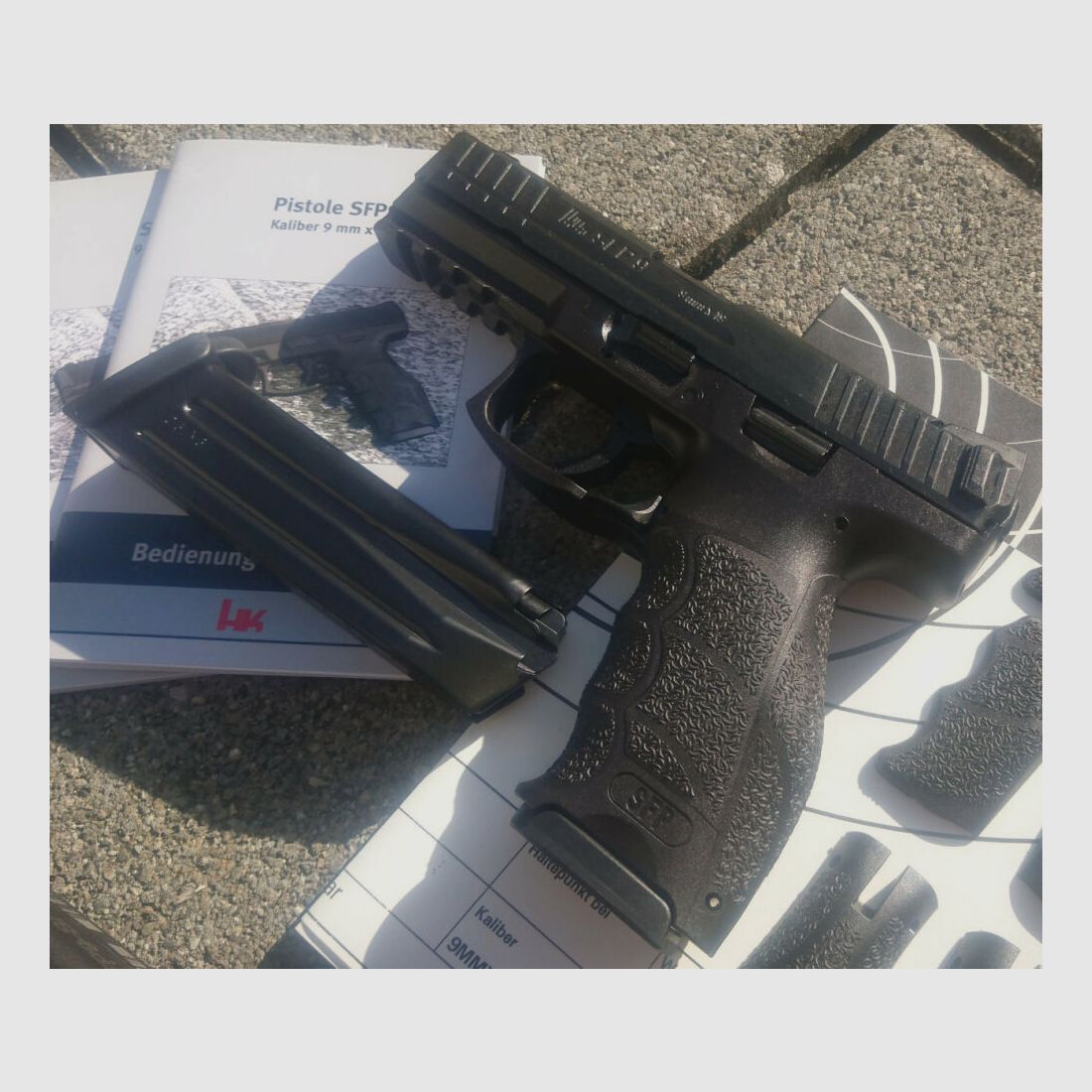 Heckler & Koch Pistole, Heckler & Koch SFP9-SF (Special Forces), 9x19; 9mm Para; 9mm Luger