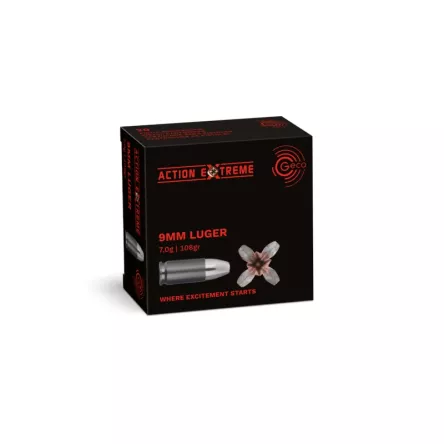 9mm LUGER GECO Action Extreme 7,0g/108gr (20)