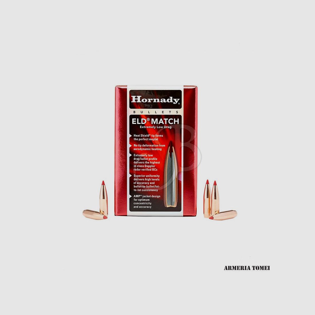 HORNADY – GESCHOSSE – ELD-MATCH 22 KAL (.224″) 75GR (100 STK)