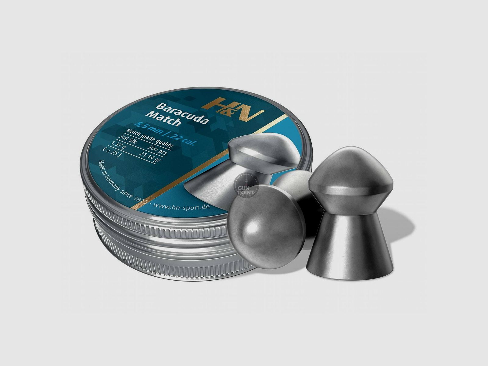 H&N Baracuda Match - Diabolos - 5,52 mm / .22 cal. - 200 Stck