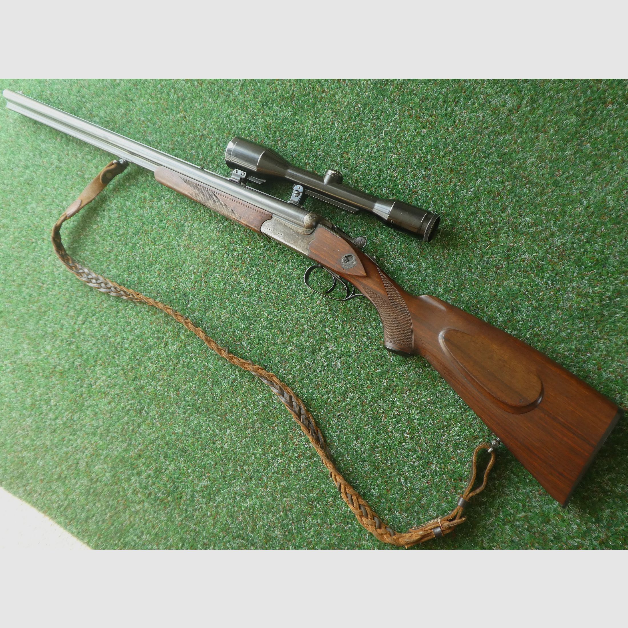 Suhler Drilling Mod 32 im Kaliber 16/70 und 7x57R, Q1 gestempelt