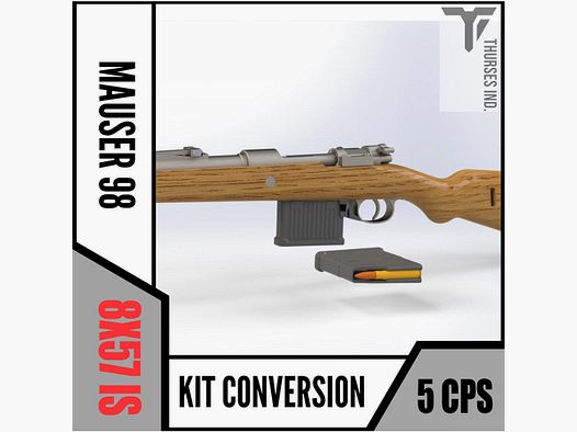 TI-Konversion + Magazin MAUSER 98/G98/K98 5 Schuss
