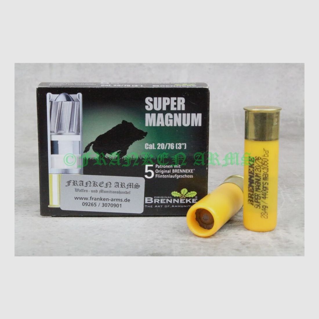 Brenneke Super Magnum 20/76 28,4g 5 piezas precios por cantidad