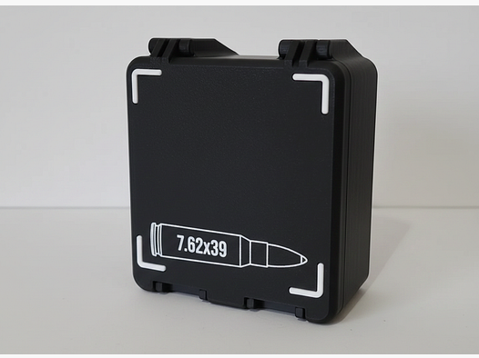 Filamelt Munitionsbox / 7.62x39 / 'Klapp- / Rastdeckel' / Patronenbox, Ammo Box