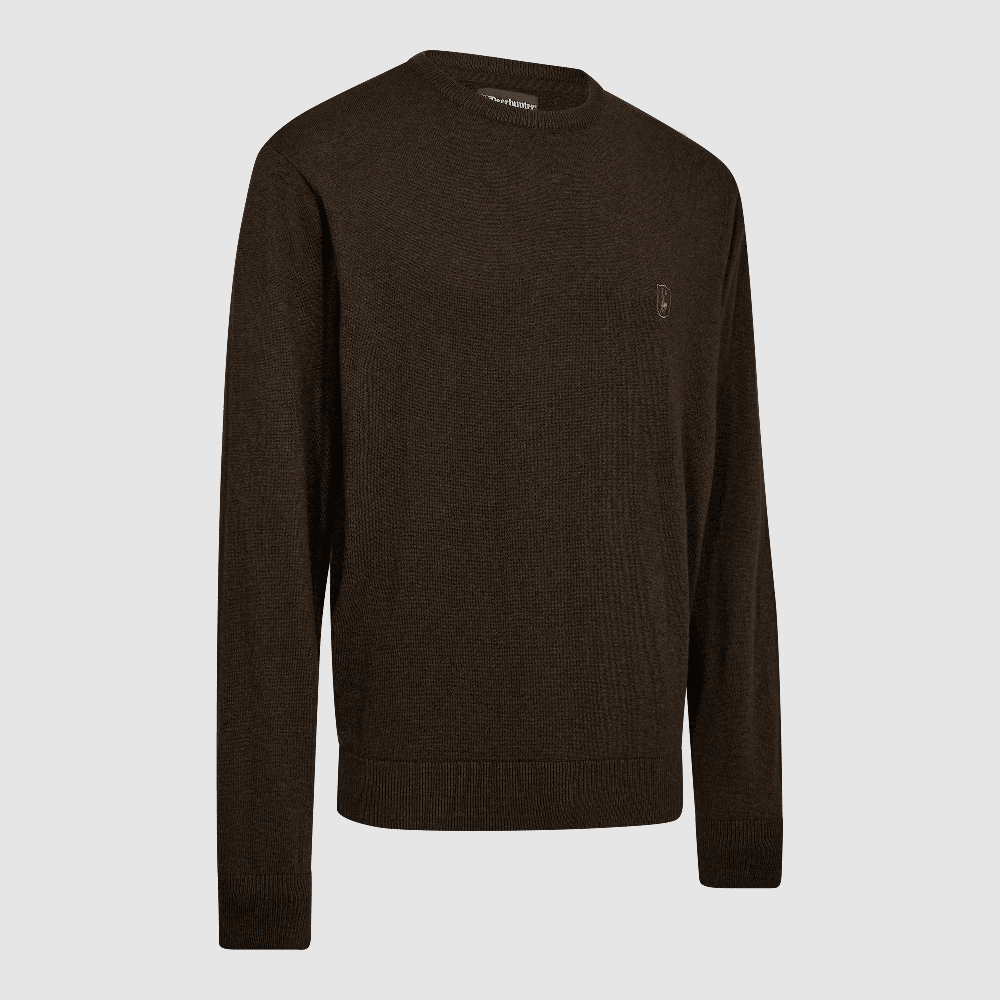 Deerhunter Harrington Suéter de cuello O Marrón melange 4XL